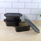Rectangular Food Storage Containers - (3 Pc Set)